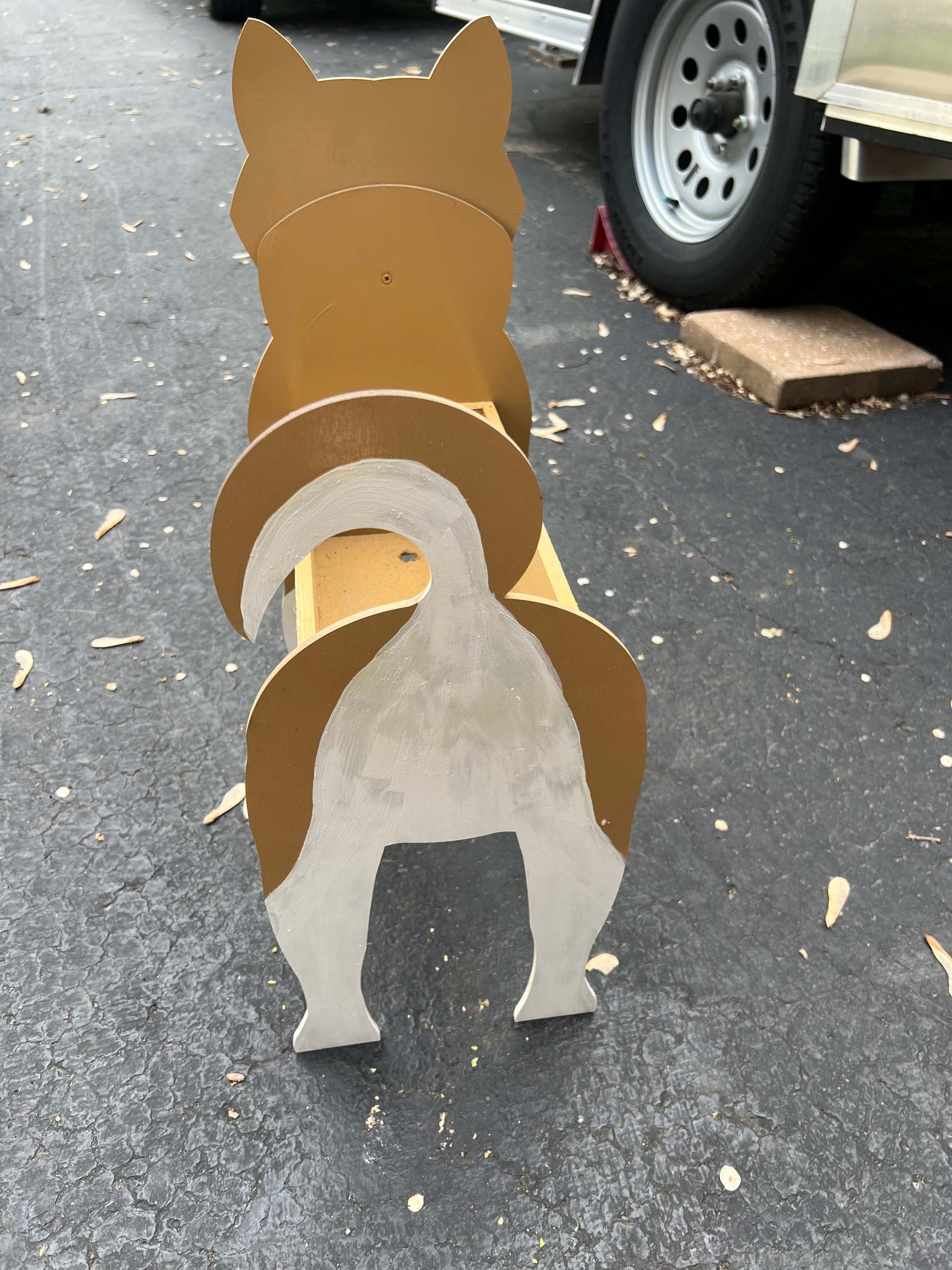 Shiba Inu Dog Planter Box decor