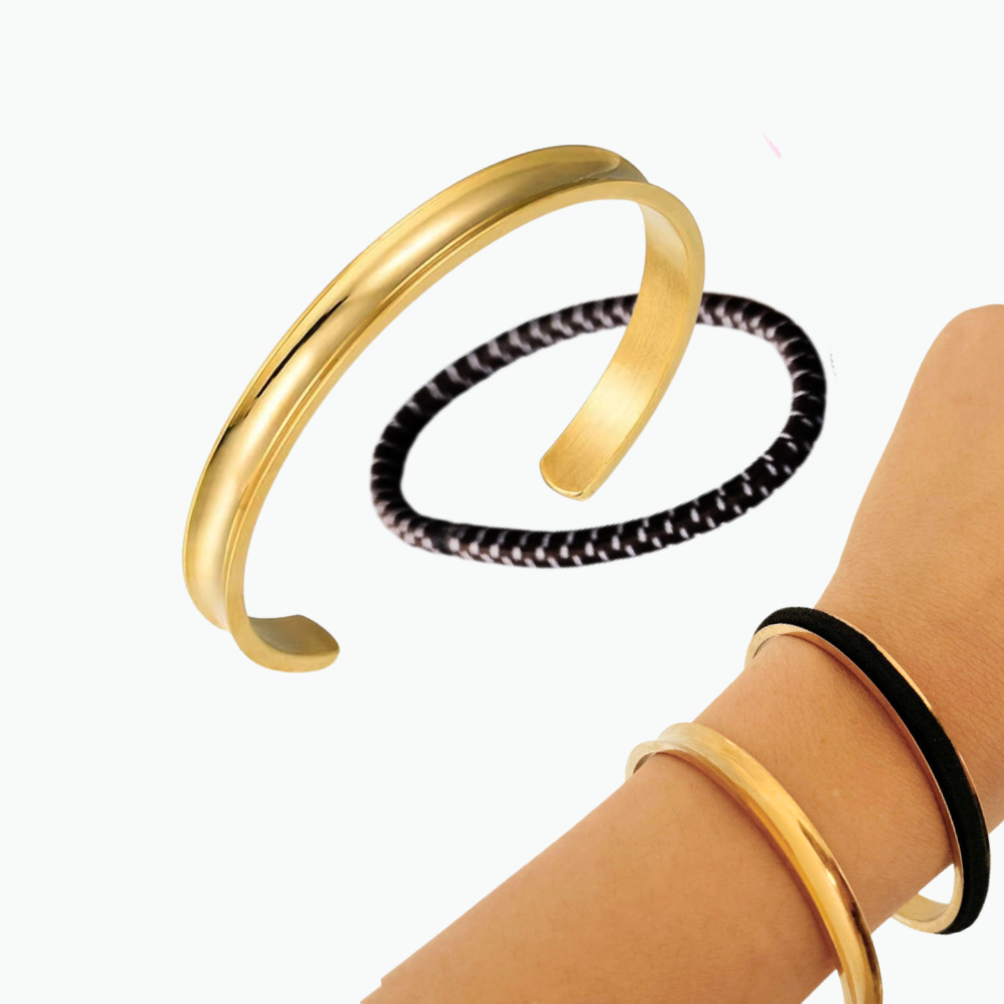 Signature Hair Tie Holder Cuff