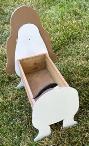 Basset Hound Planter Box decor