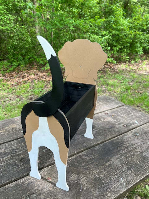 Beagle Dog Planter Box decor - new style