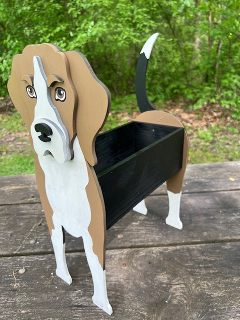 Beagle Dog Planter Box decor - new style
