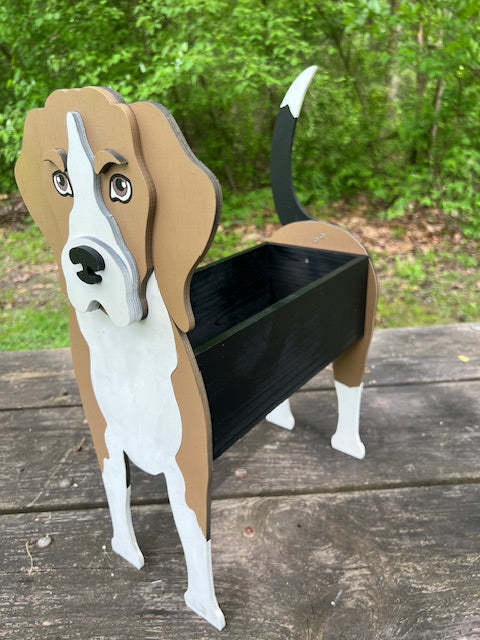 Beagle Dog Planter Box decor - new style
