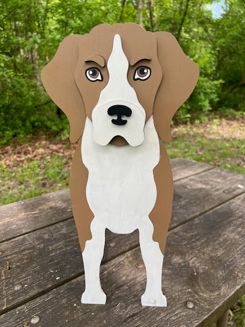 Beagle Dog Planter Box decor - new style