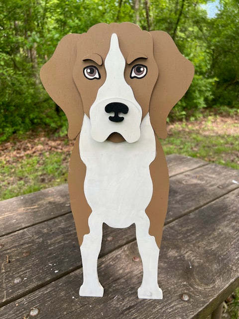 Beagle Dog Planter Box decor - new style
