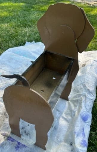 Beagle Dog Planter Box decor