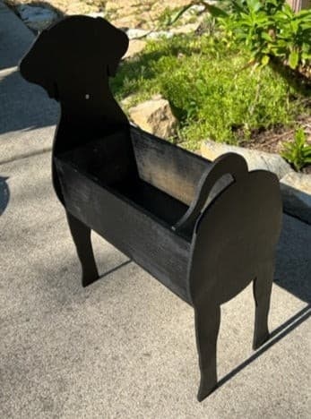 Labrador Dog Planter Box -Black, Chocolate or Yellow