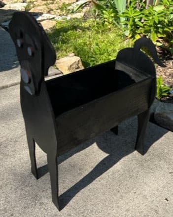 Labrador Dog Planter Box -Black, Chocolate or Yellow