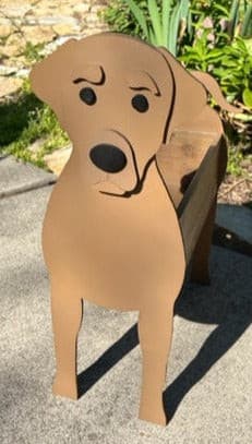 Labrador Dog Planter Box -Black, Chocolate or Yellow