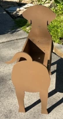 Labrador Dog Planter Box -Black, Chocolate or Yellow