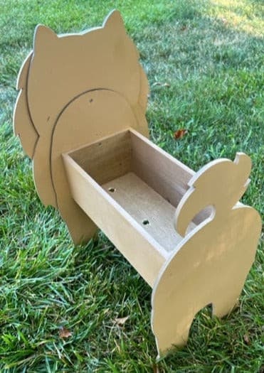 Chow Chow Dog Planter Box decor