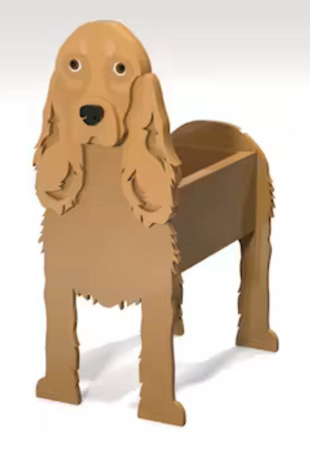 Cocker Spaniel Dog Planter Box decor