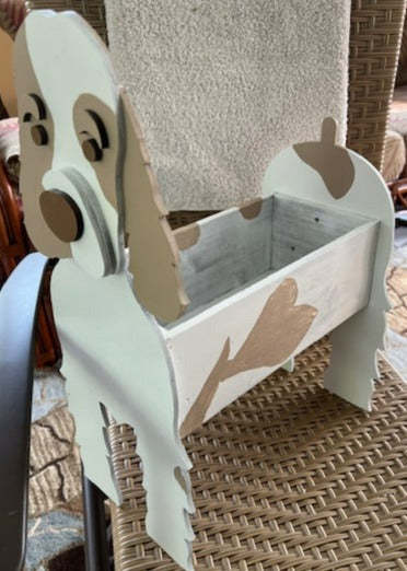 Cocker Spaniel Dog Planter Box decor