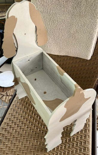 Cocker Spaniel Dog Planter Box decor