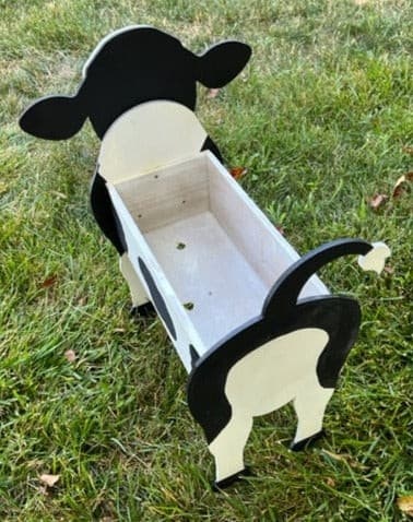 Cow Planter Box decor