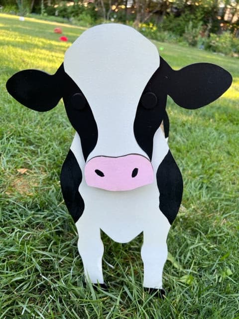 Cow Planter Box decor