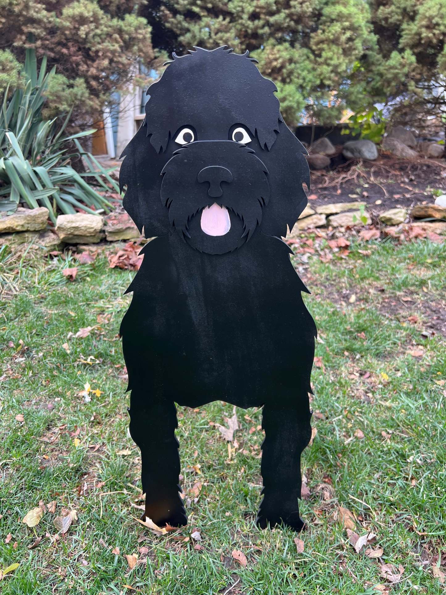 Goldendoodle Planter Box decor