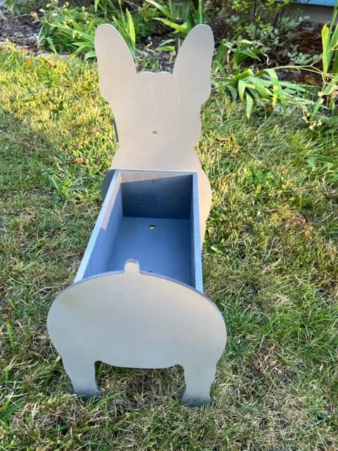 French Bulldog 'Frenchie' Dog Planter Box decor