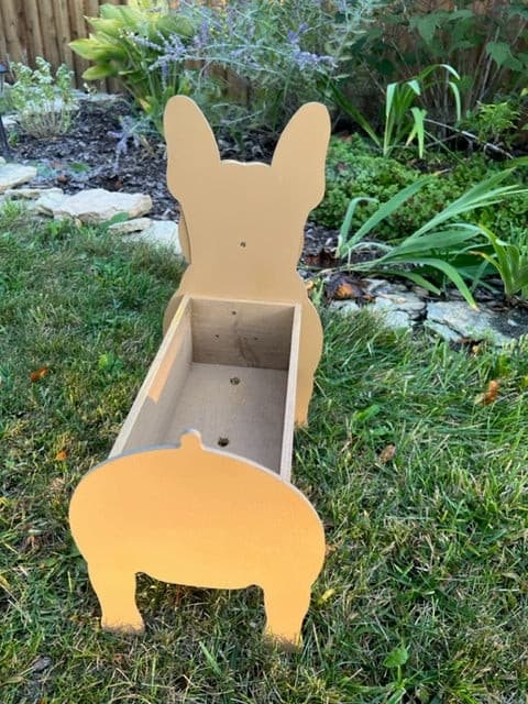 French Bulldog 'Frenchie' Dog Planter Box decor