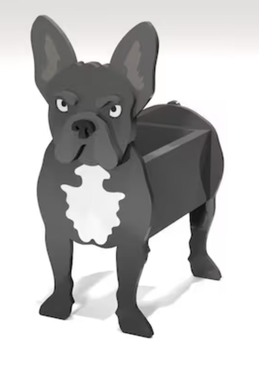 French Bulldog 'Frenchie' Dog Planter Box decor