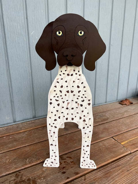 German Shorthaired Pointer Planter Box decor - new style