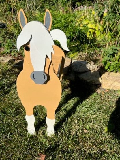Horse Planter Box decor