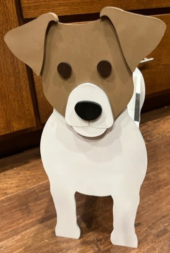 Jack Russell Planter Box decor