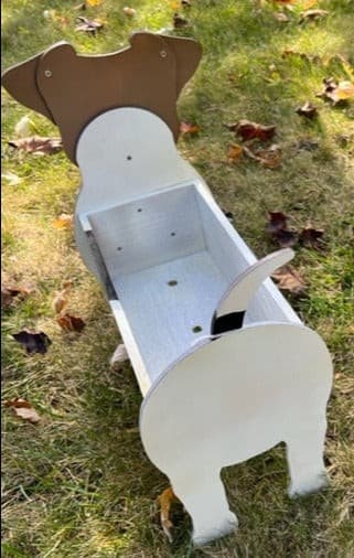 Jack Russell Planter Box decor