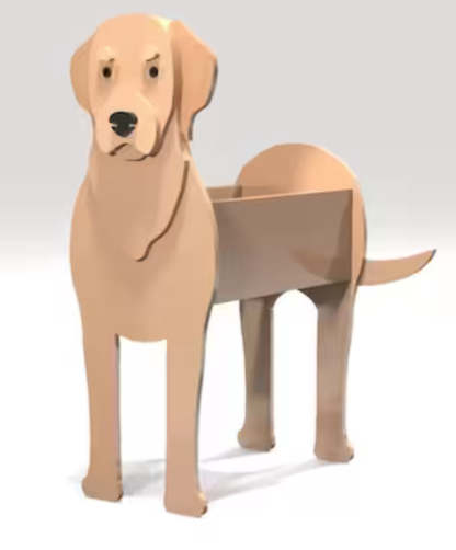 Labrador Dog Planter Box decor - new style
