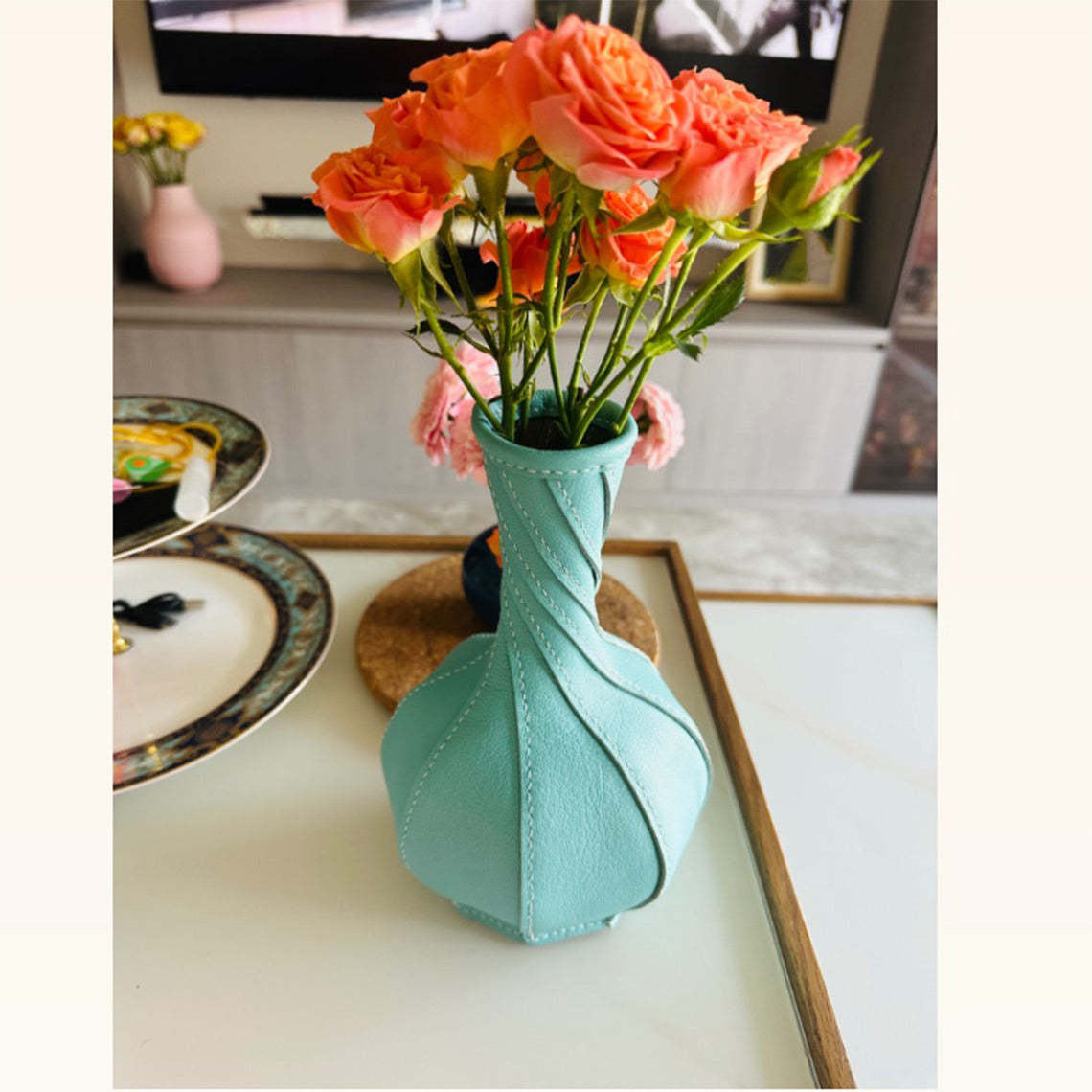 Homedecor Leather Vase DIY Kit