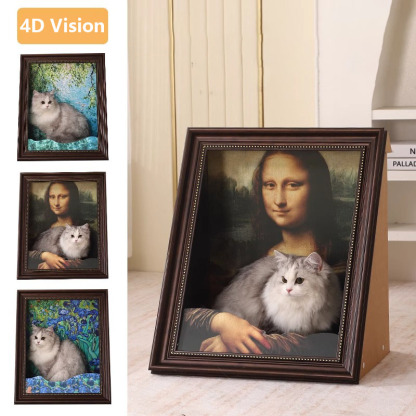 Mona Lisa Cat Bed