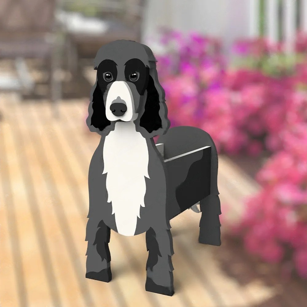 English Cocker Spaniel Planter