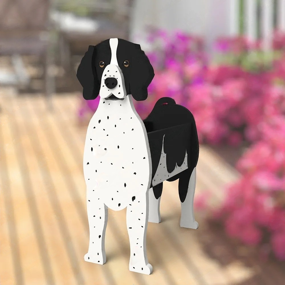 German Shorthaired Pointe Planter