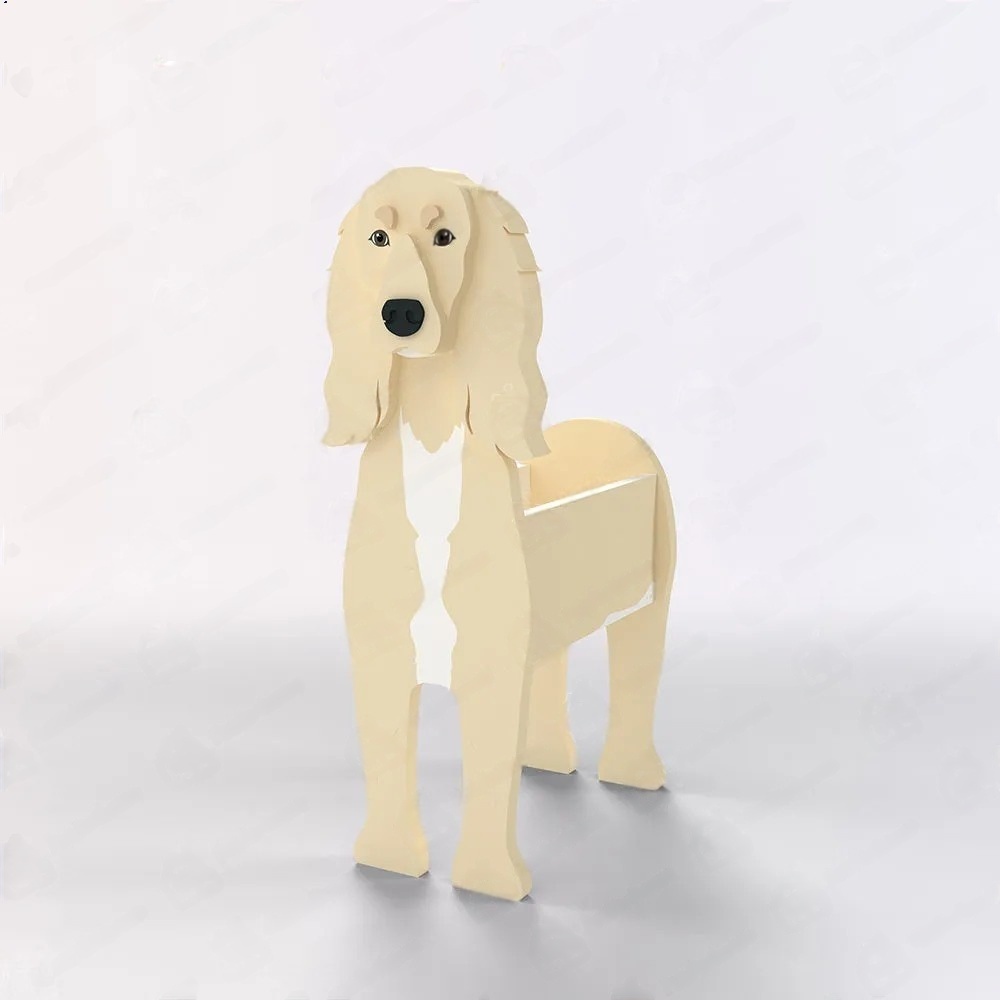 Saluki Dog Planter
