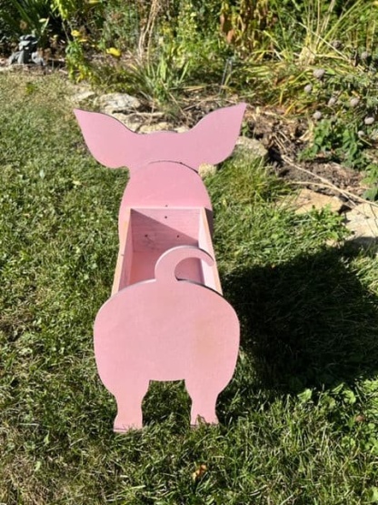 Pig Planter Box decor