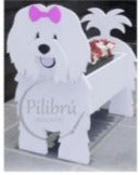 Coton de Tulear Dog Planter Box decor