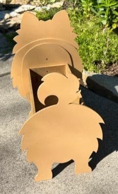 Pomeranian Dog Planter Box decor