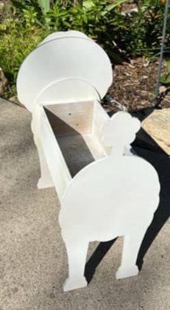 Poodle Dog Planter Box decor