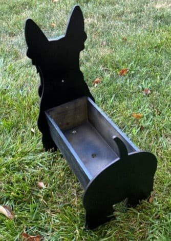 Scottish Terrier Scottie Dog Planter Box