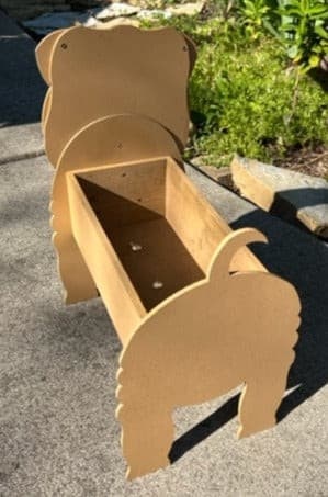 Shar Pei Planter Box decor