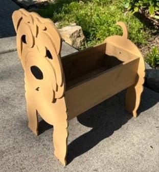 Shar Pei Planter Box decor