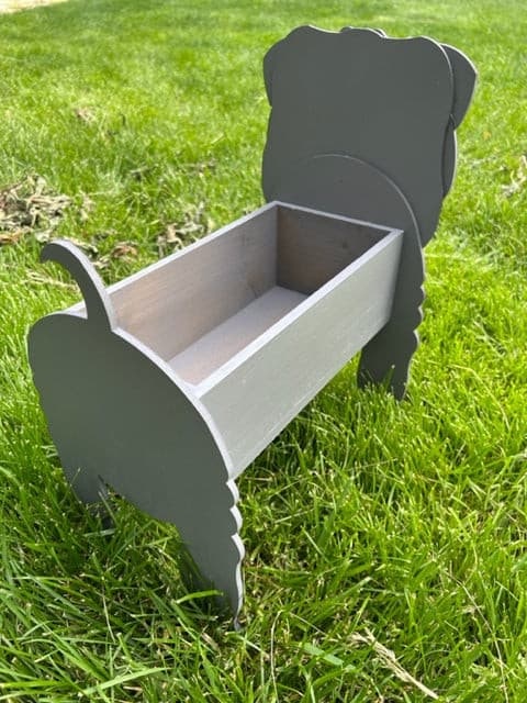 Shar Pei Planter Box decor