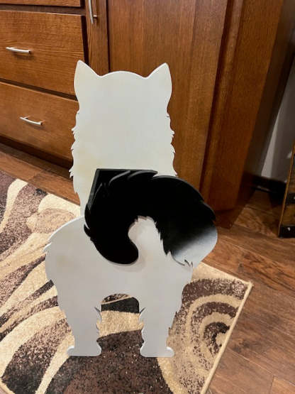 Siberian Husky Planter Box decor