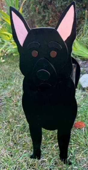 Swiss Shepherd Dog Planter Box decor