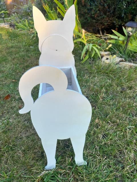 Swiss Shepherd Dog Planter Box decor