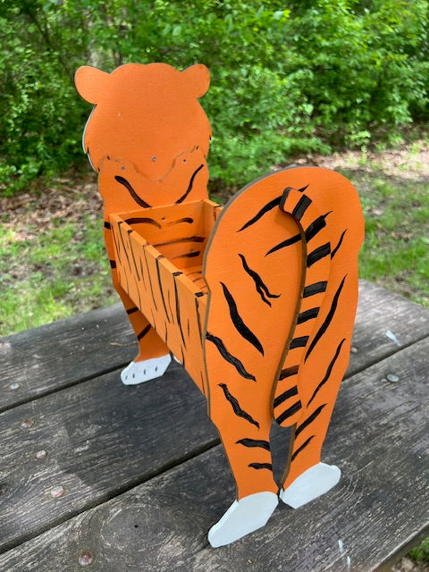 Tiger Planter Box decor
