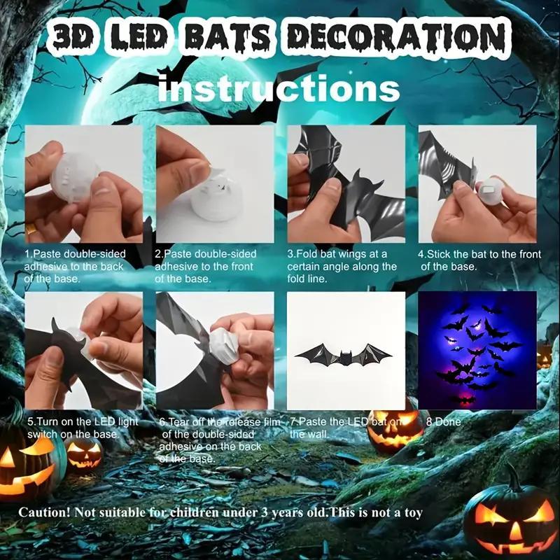 D Bat Design LED Decoration