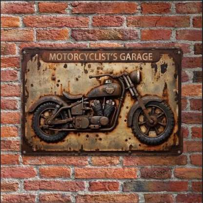 Vintage Chicken & Fresh Eggs Metal Sign