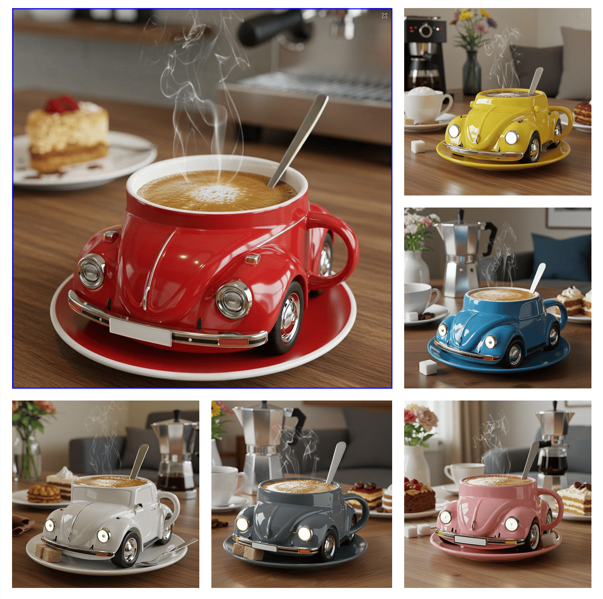 Pure Titanium Handmade Beetle Shaped Coffee Mug