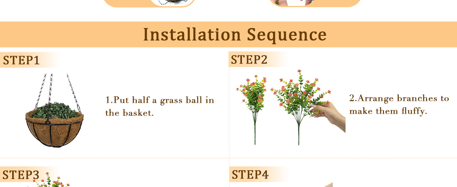 artificial flowers for outdoors