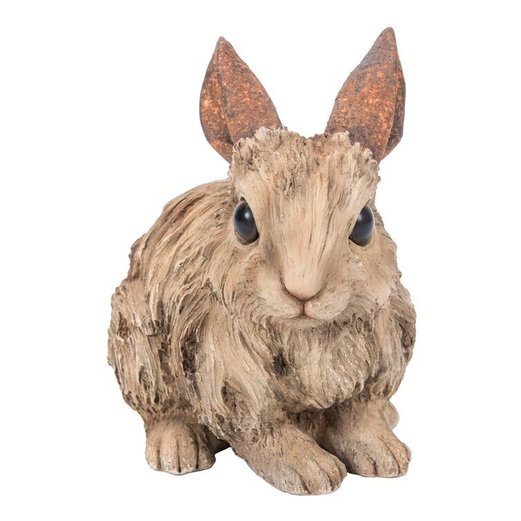 Driftwood Rabbit Statue